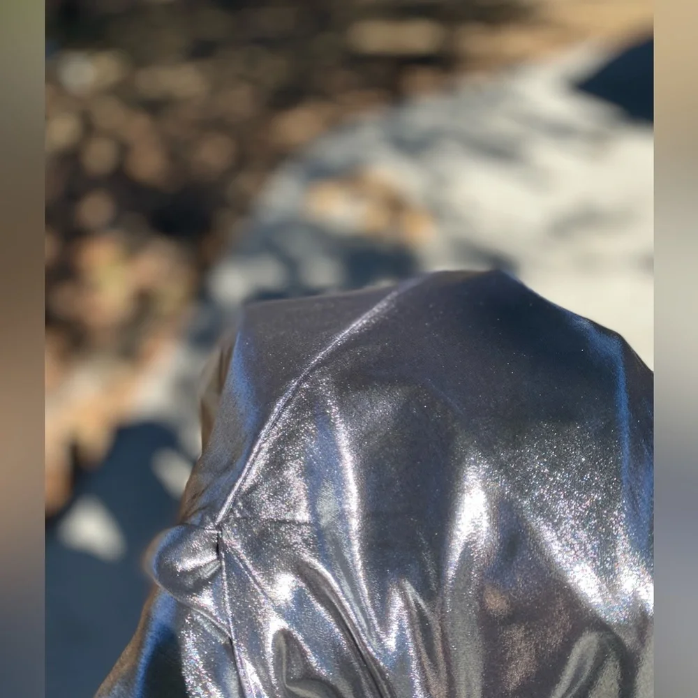 ZARA ASYMMETRIC SILVER METALLIC TOP XS/NWT - Picture 13 of 14